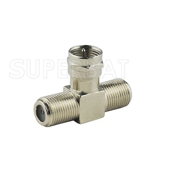 

Superbat 5 pcs RF Connector F-F F Male Plug to Female Jack to Jack T Type RF Adapter