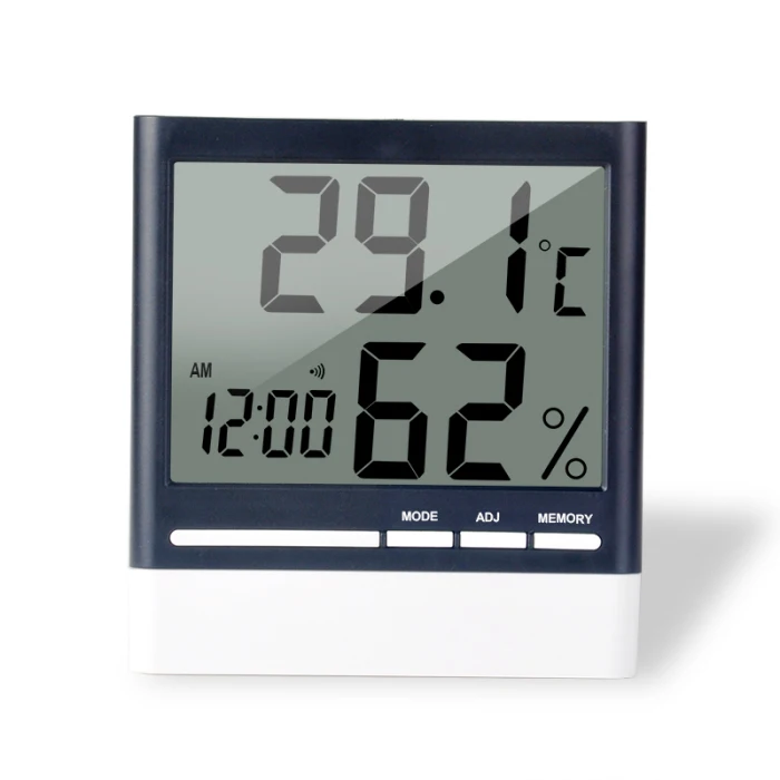 Большой экран термометр гигрометр Электронный Многофункциональный Дата Крытый цифровой сигнал TT-best