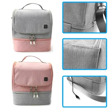 

2 in 1 Disinfection Bag USB Charging Sterilizer for Baby Milk Bottle Clothes Towel Sterilization Storage Organizer