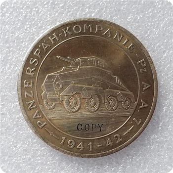 1941-42 niemieckiego WW2 okolicznościowa kopia monety tanie i dobre opinie DASHUMIAOCOIN CN (pochodzenie) Metal Imitacja starego przedmiotu CASTING CHINA 2000-Present People