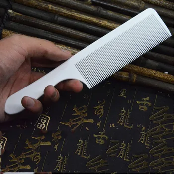 

1Pc Hair Cutting Hairdressing Heat Resistant Antistatic Comb Cutting Comb Carbon Hair Stylist Salon Carbon Combs Tool