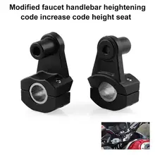 Универсальный Поворотный руль для мотоцикла " Riser 7/8", черный руль 1R-P2SS для suzuki yamaha kawasaki bmw honda