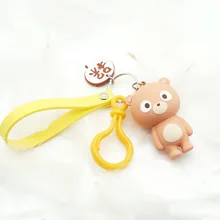 South Korea Hot Sales New Style Meng Cute Dai Bear Keychain Handbag Pendant Mobile Phone Ornaments Crane Machines Doll