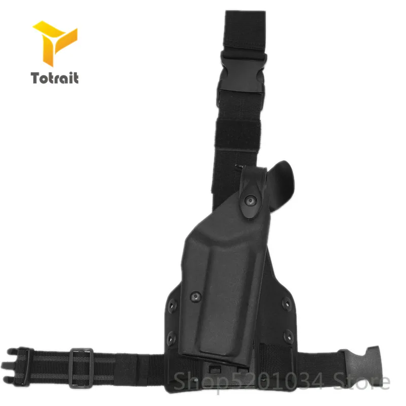 Тактическая кобура для ножного пистолета Safariland Combat glock 17 1911 Beretta M9 P226 USP Регулируемая страйкбольная кобура для правой руки