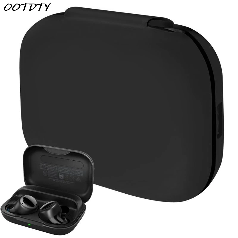 

Solid Color Earphone Case Soft Silicone Anti-slip Protective Cover Shell Protector for Amazon Echo Buds Earphone Accessories