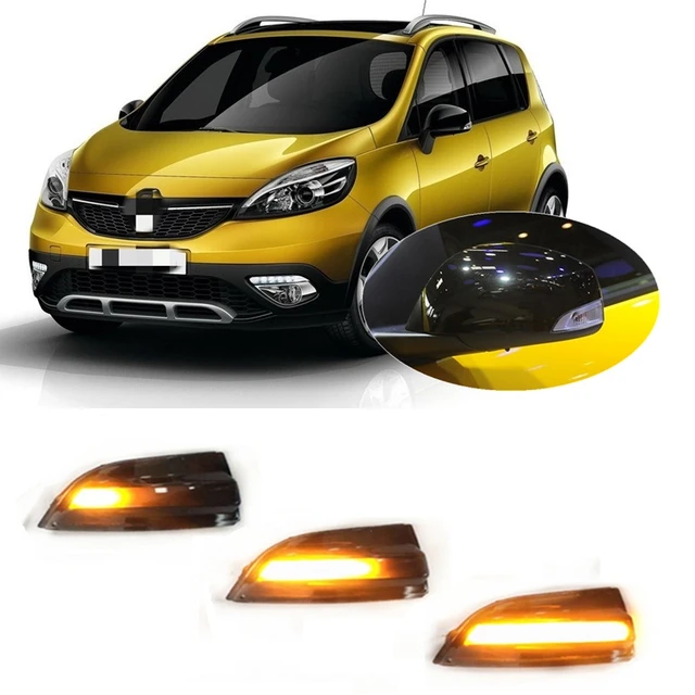 Couvercle de Rétroviseur Chauve-Souris pour Renault Scenic 3, Accessoires  de Voiture, Noir Piano, Tuning, Design dehors Automobile, Pièces Externes,  Années 2010-2015