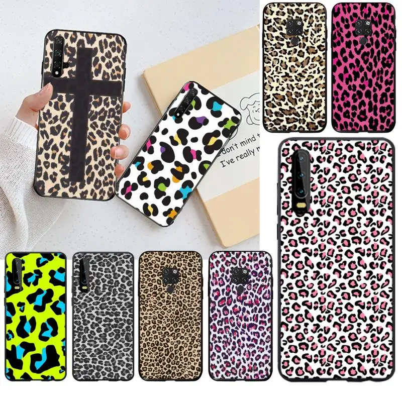 Чехол CUTEWANAN с леопардовым гепардовым принтом чехол для телефона Huawei P30 P20 lite Mate 20 Pro