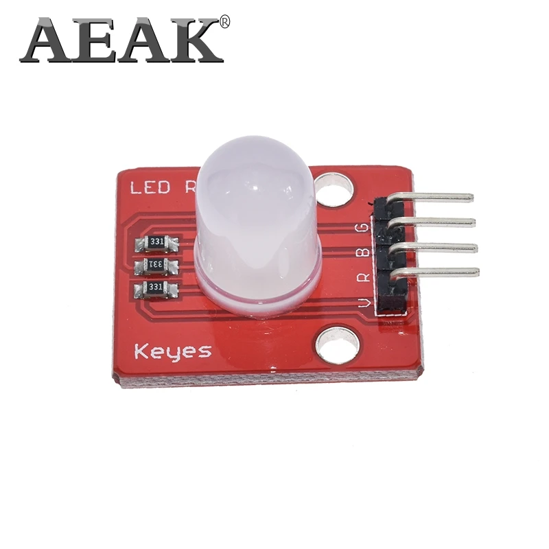 AEAK 10 мм полноцветный RGB светодиодный модуль 140c5 электронные строительные блоки