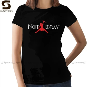 

Not Today T-Shirt NOT TODAY Air Arya T Shirt Kawaii Purple Women tshirt Plus Size Summer Ladies Tee Shirt