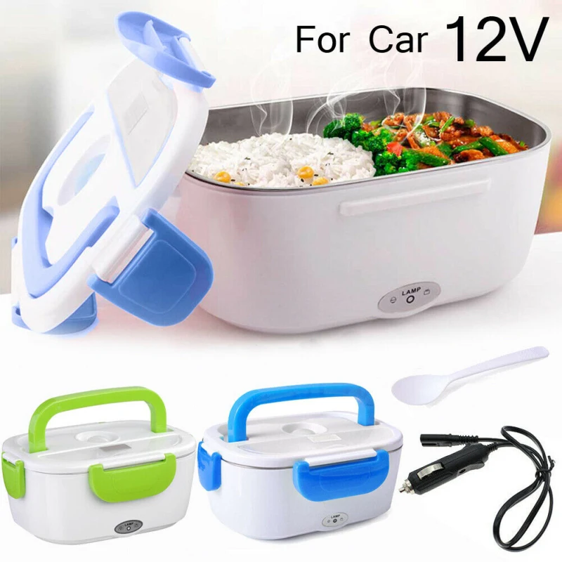 Electric Heating Lunch Box Food Heater Bento Warmer Portable *Cable* 12V For Car 