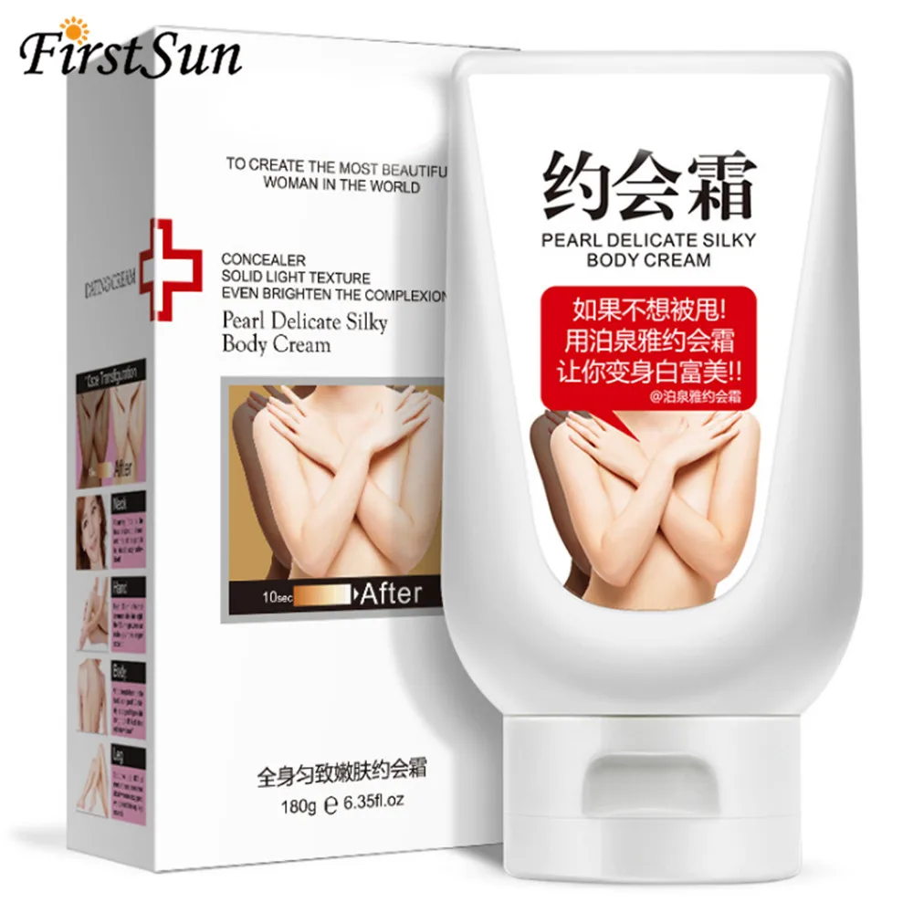 

Bioaqua Snow White Body Cream 180ml Face Care Whitening Body Lotion Makeup Retail Personal Skin Care Moisturizing for Women