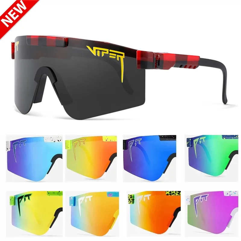New Pit viper Sport Sunglasses men polarized outdoor eyewear tr90 frame  uv400 protection black lens C23 - AliExpress