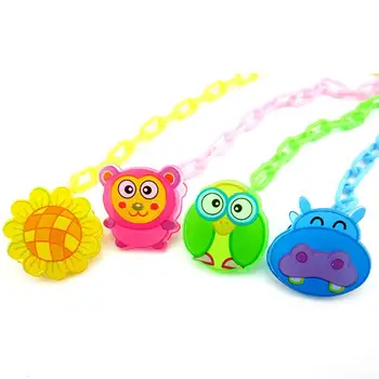 

Baby Feeding Anti Lost Chain Baby Soothers Pacifier Chain Nipple Clip Animal Cartoon Baby Pacifier Clip Dummy Holder
