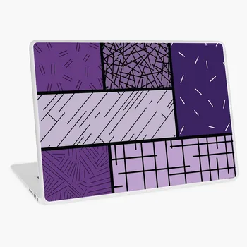 

Scattered Lines Tableau Purple universal laptop sticker laptop skin for MacBook HP Acer Dell ASUS Lenovo