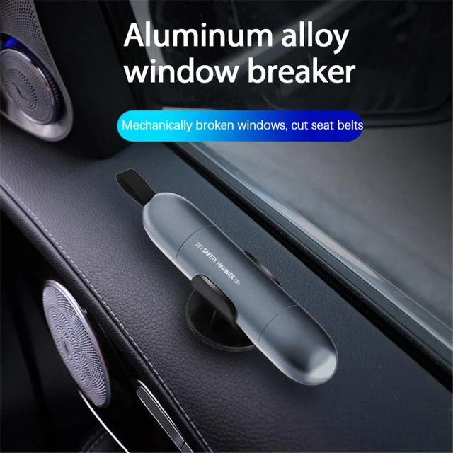 Baseus Car Safety Hammer Window Glass Breaker Life-Saving Escape Tool Seat  Belt Cutter Rescue Tool High Quality Car Accessories - AliExpress