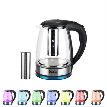 

1.8L Electric Glass Kettle UK Plug Electric Heating Kettle Teapot Fast Hot Boiling Automatically Auto-Power Off Glass Kettle