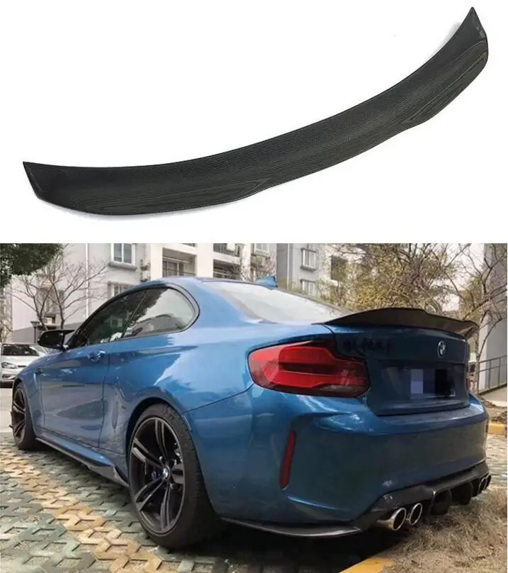 

High Quality CARBON FIBER REAR WING TRUNK LIP SPOILER FOR BMW F87 F22 M2 M2C 2016-2020 PSM STYLE BY EMS