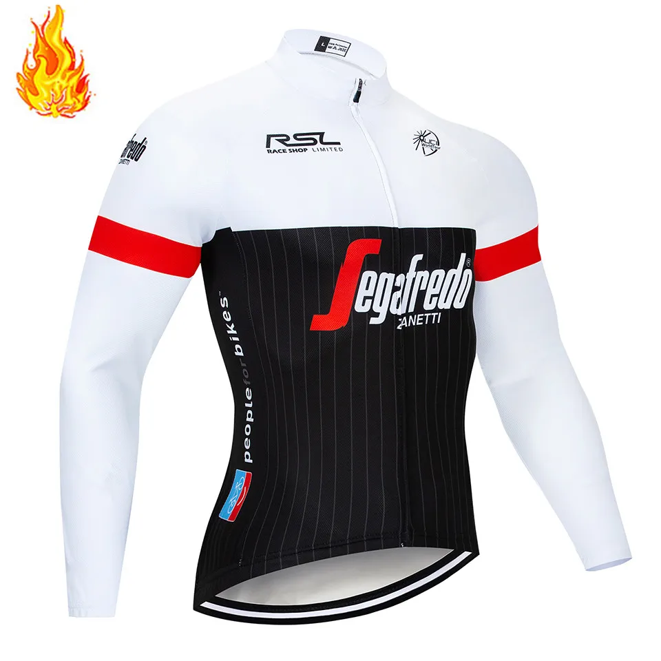 Треккинг SEGAFREDO зимний теплый флисовый комплект Джерси для велоспорта термальная одежда для велоспорта Mtb Одежда для верховой езды Ropa Ciclismo - Цвет: 20