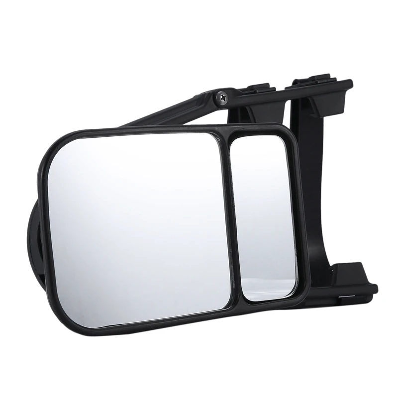 Универсальное регулируемое буксировочное зеркало для прицепа с двойным зеркалом, зеркало заднего хода