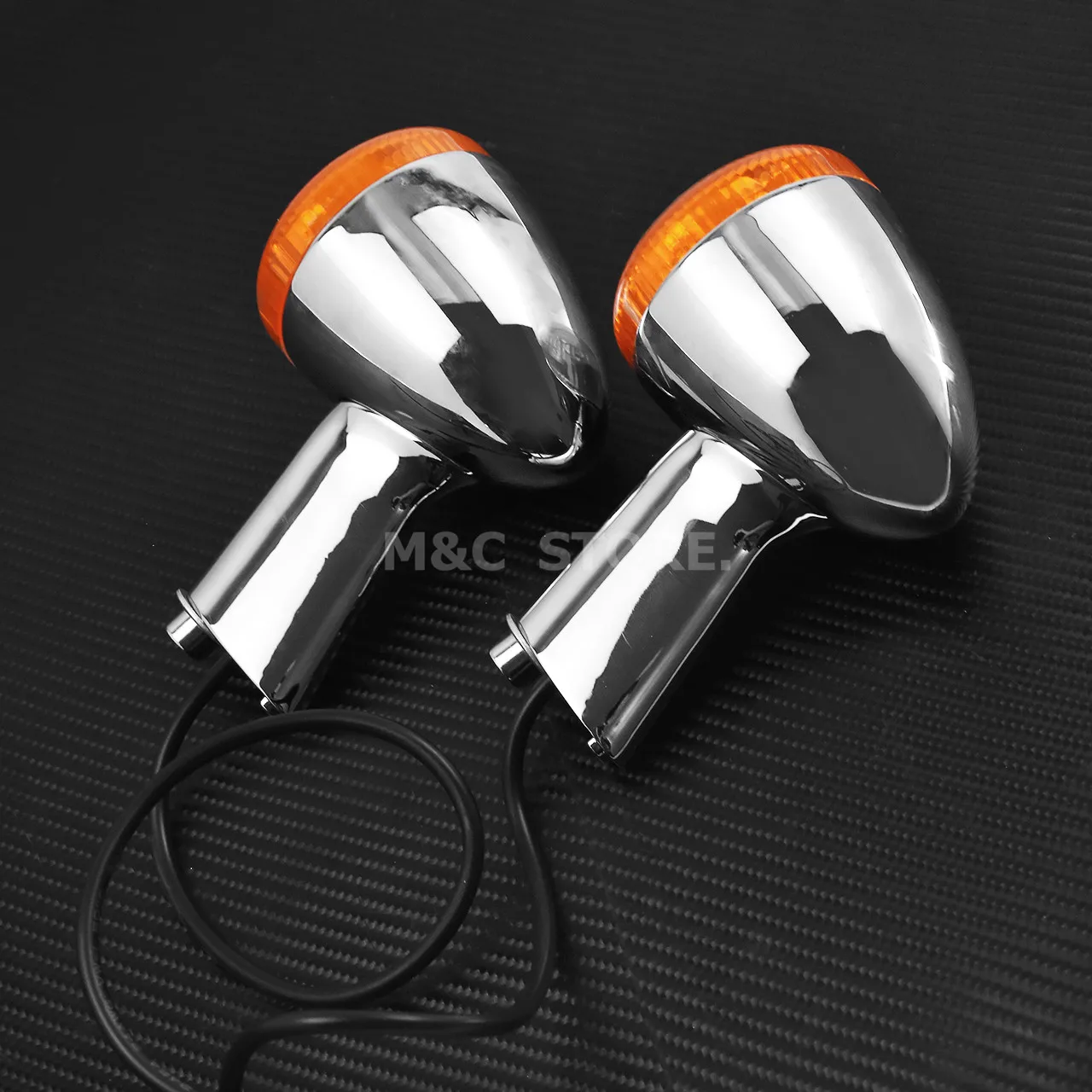  Motorcycle Amber Rear Turn Signal LED Indicator Light Brake Light Taillight Case For Harley Sportst - 32884896380