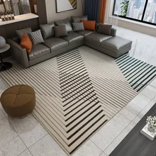 Современный простой скандинавский журнальный столик для гостиной ковер для спальни ins прикроватный коврик Домашний легко ухаживать за геометрическим роскошным ветром