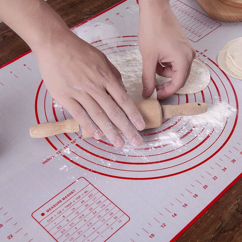 Антипригарный силиконовый коврик для теста утолщенный коврик для выпечки торт тесто Циновка для роллов кондитерский лист духовка Макарон DIY кухонный вкладыш Инструменты для выпечки