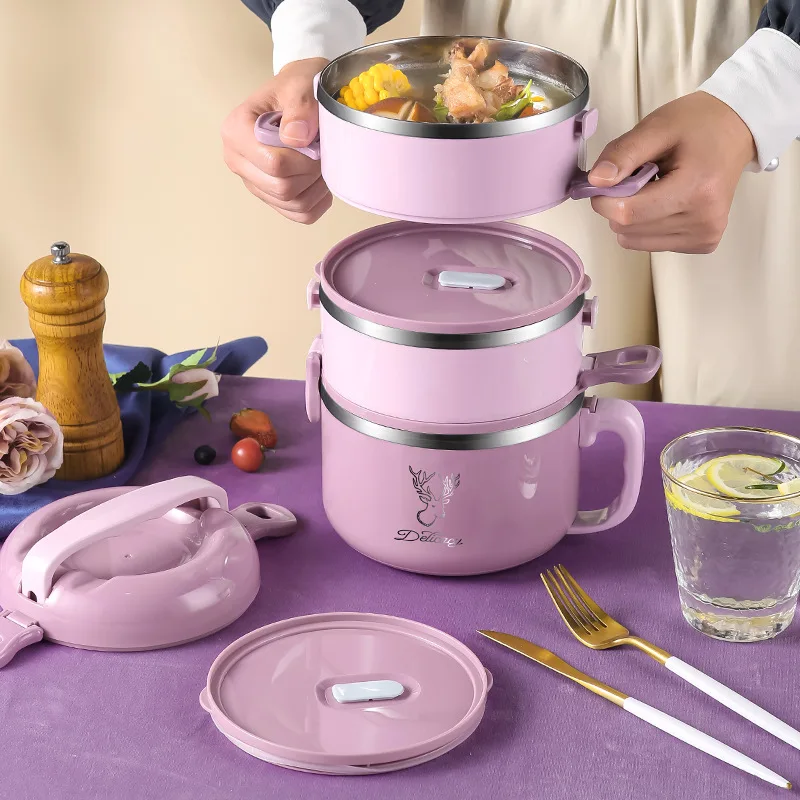 Microwave Stainless Steel Containers 304 Stainless Steel Food Storage