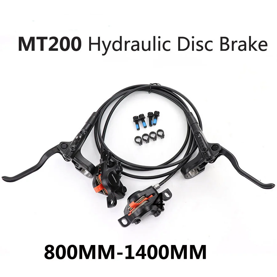 SHIMANO MT200 M315 M365 M355 тормозной маунтай велосипед MTB Гидравлический дисковый тормоз набор зажим левый и правый 800 мм/1400 мм детали велосипеда