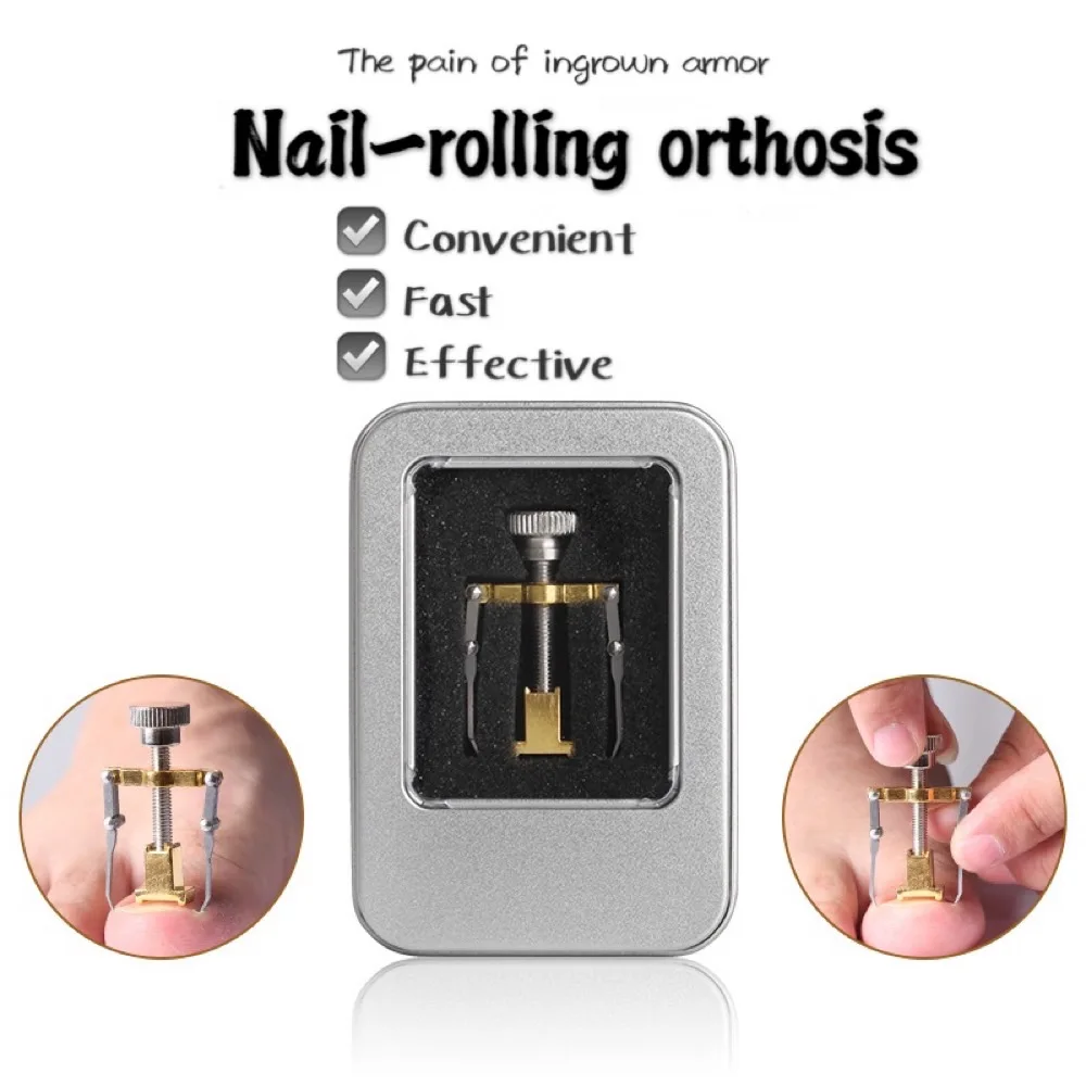 

Paronychia Corrector Roll Nail Meat Pack Nail Onychomycosis Repair Tool Corrective Forceps Antirust Treatment Metal Material Fas