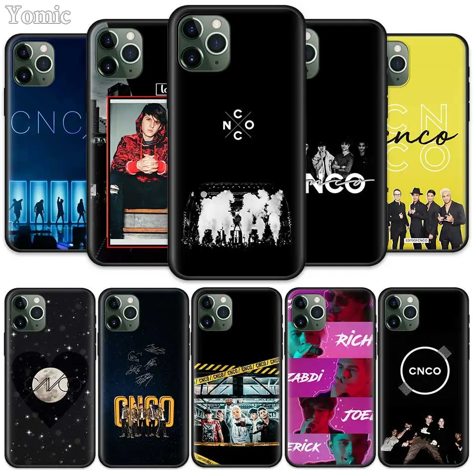 

CNCO Christopher Velez Black Case for Apple iPhone 11 Pro XR X XS MAX 7 8 6 6S Plus 5 5S SE 5C Silicone Phone Sacs Cover Shell