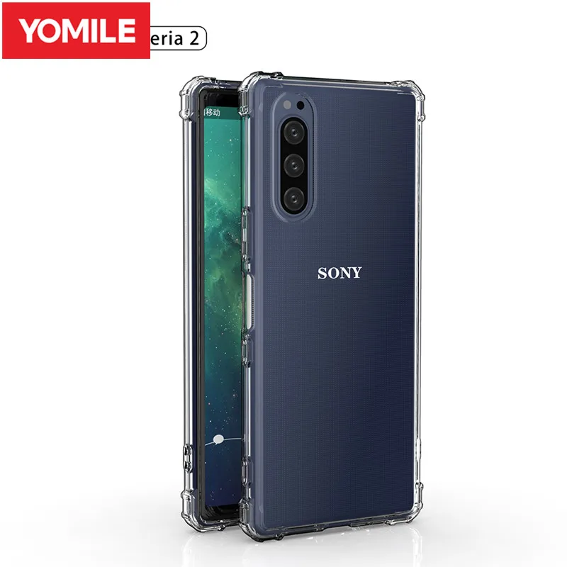 Военный противоосенний Прозрачный чехол для телефона Sony Xperia XA2 Ultra XA3 XZ2 Premium XZ3