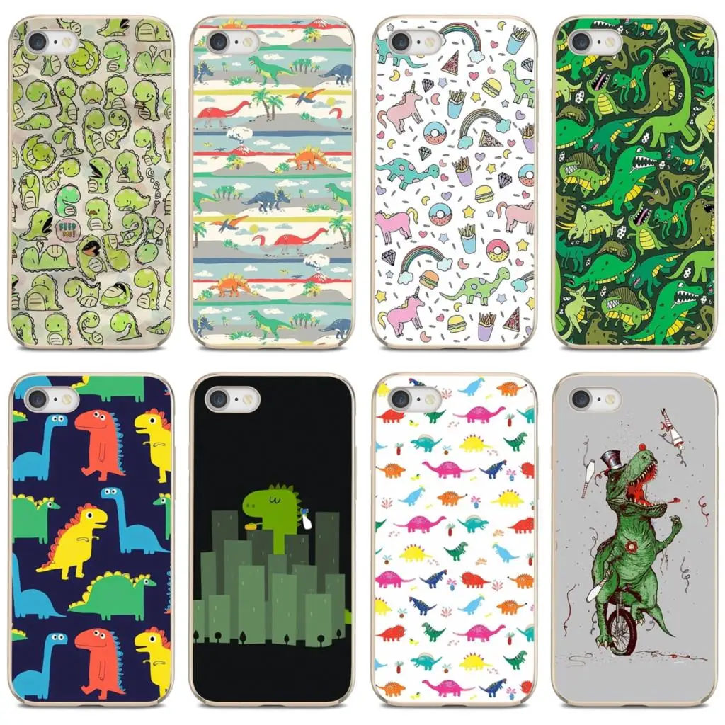 For Xiaomi poco X3 nfc F2 Pro M3 Mi 5X 6X Max Mix 1 2 2S 3 Mi5 Mi6 Mi3 Mi4 Soft Cover Bag kawaii Dinosaurs pattern | Мобильные