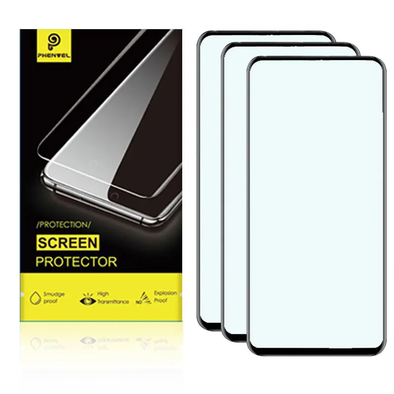 3-Pack Full Cover Tempered Glass Screen Protector with Oleophobic Coating