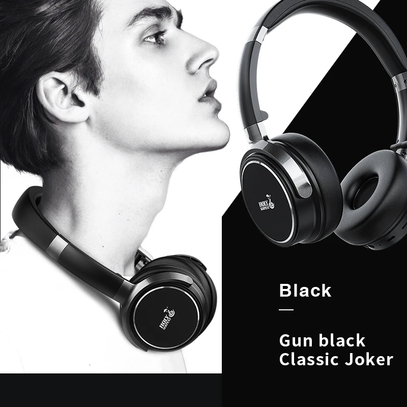 

Holy Serpent M2 wireless 5.0 Bluetooth headset + wired gaming headset, noise-cancelling music headset, with 3.5mm audio cable