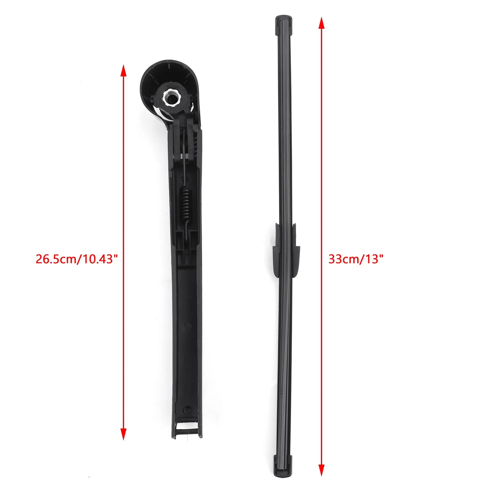 Areyourshop Rear Window Windshield Wiper Arm Blade For POLO 9N BJ 2001-2009 Black Car Exterior Accessories Auto Parts 2