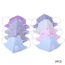 Унисекс 3D респиратор спанлейс ткань одноразовые анти-смог PM2.5 пылезащитный рот маска многослойный фильтр цветочный принт рот маска