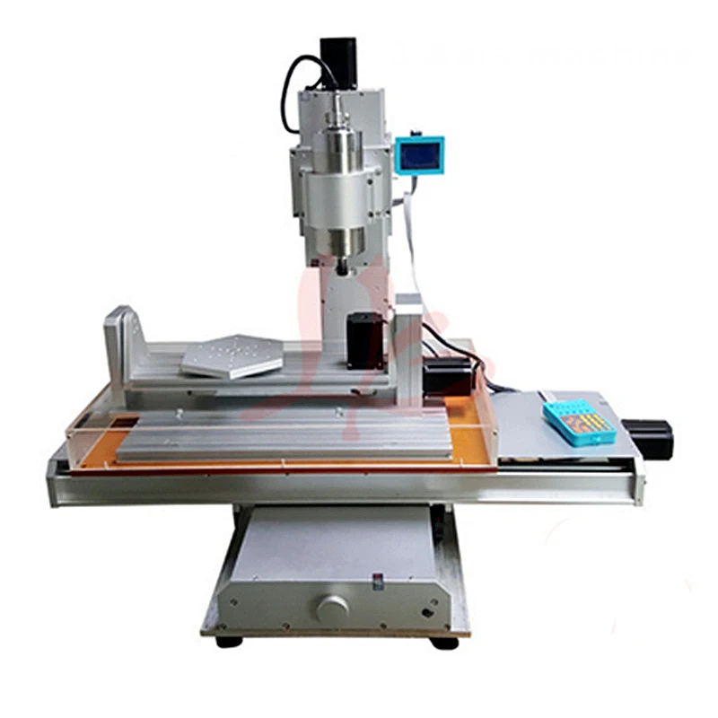 

Desktop wood Router 5 Axis 2.2KW CNC Milling Machine Column Type with free cutter vise collet drilling kits