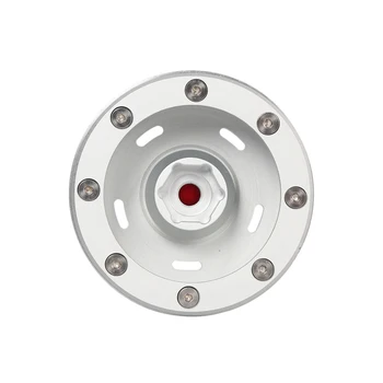 

4pcs 1.9inch Model Wheel Rim Round Accessories Hub Easy Install Metal Universal Replacement Simulation For 1/10 RC Crawler