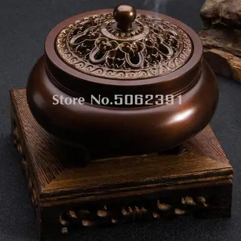 

Aromatherapy stove household dish incense burner pure copper tea ceremony sandalwood furnace large indoor incense