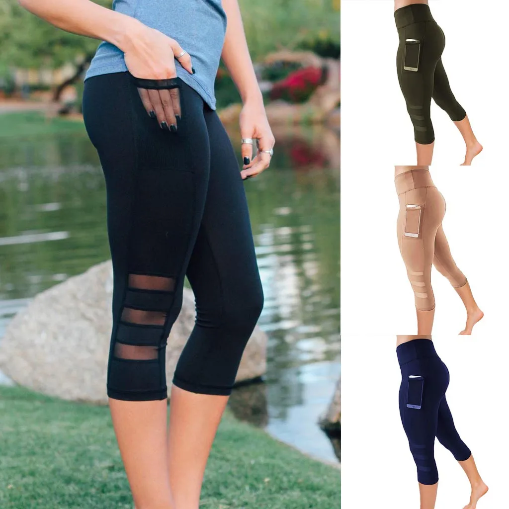 NEW Casual Leggings Women Elastic Skinny Leggings Patchwork Mesh Women's Leggings Fitness Capri Pants NEW Casual Leggings Women Elastic Skinny Leggings Patchwork Mesh Women's Leggings Fitness Capri Pants