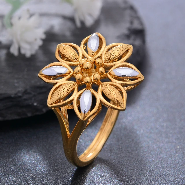 Middle East Gold Color Arab Resizable Wedding Rings For Women Girl HIGH  QUALITY | eBay