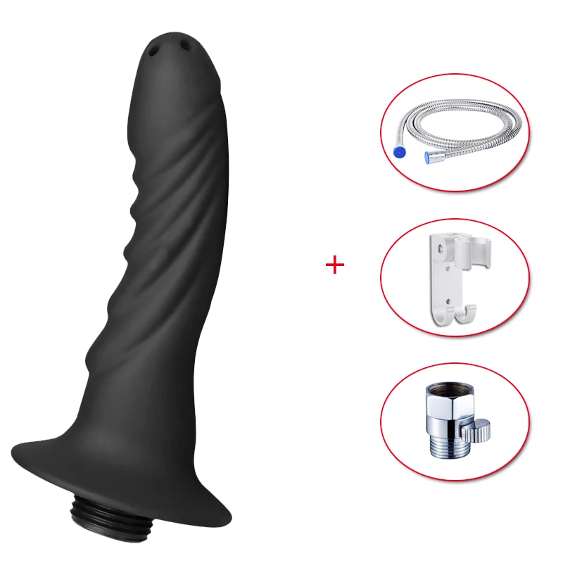 Silicone Anal Klysma Douche Enema Cleaning Bidet Hygienic Shower Lewatywa Douche Enema Anal Clistere Shattaf Bidet Anal Shower - Цвет: A5