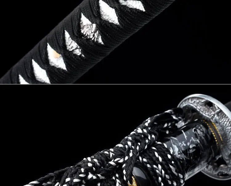 Katana Swords Handmade Japanese Samurai Katana Sharp Long Tan Full Tang Sword 1060 Carbon Steel Cutting Practice Espada Katana