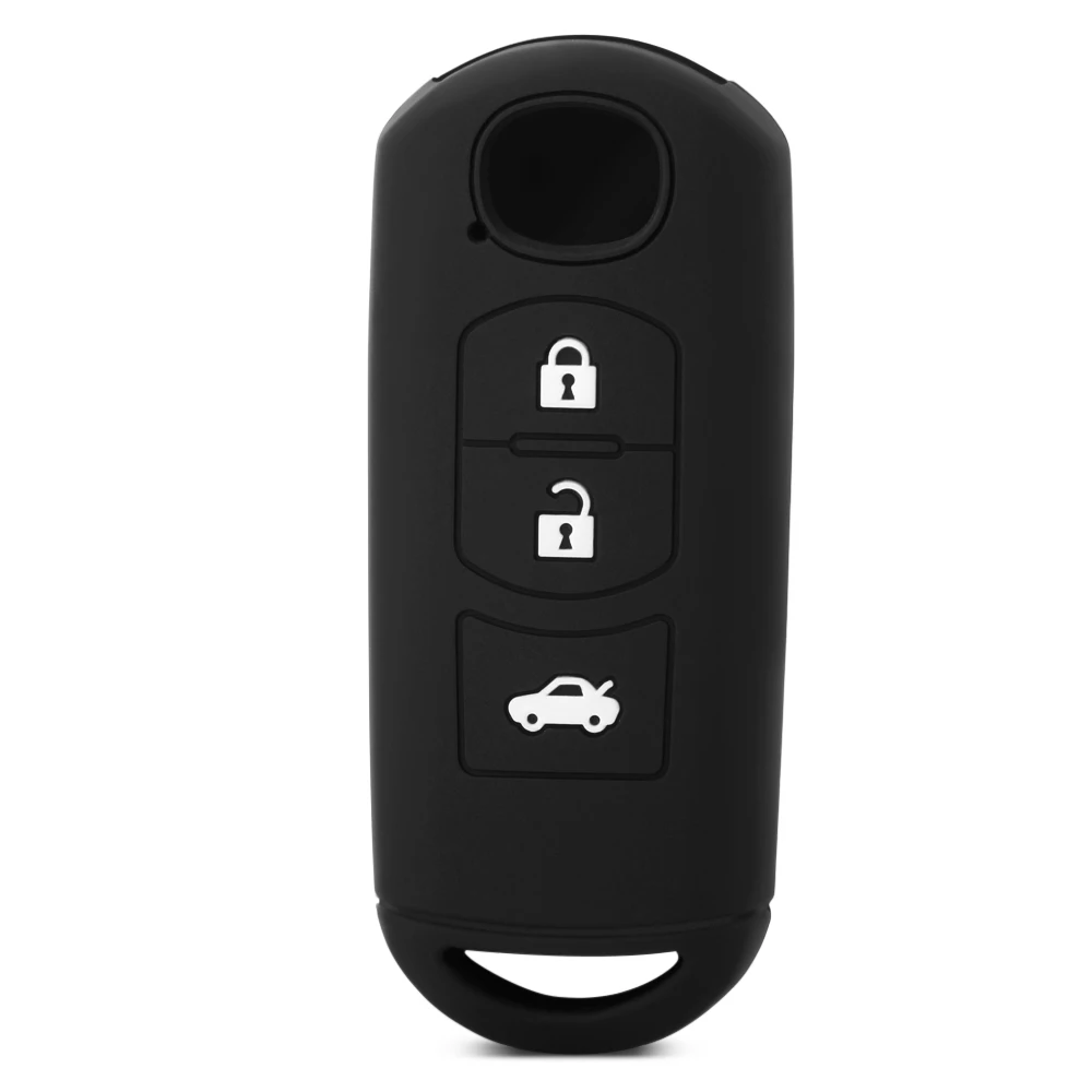 

Silicone Key Case Smart Car Key Cover Fob Protector Skin 2 3 Button For MAZDA 2 3 5 6 8 Atenza CX5 CX-7 CX-9 MX-5 RX
