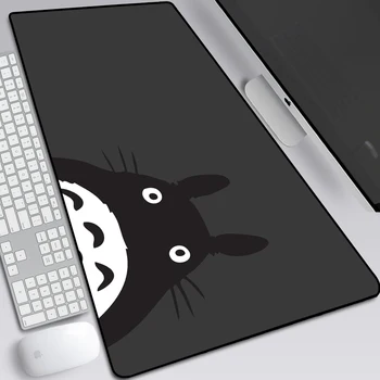 

My Neighbor Totoro Large Pad Mouse Mat Anime Print Computer Gamer Locking Edge Mousepad Keyboard Mice 30x80cm