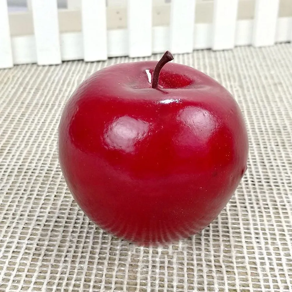 

Fake Plastic Fruit Model Green Apple Simulated Fruit Vegetable Model Props Wholesale Home Decoration Ornaments