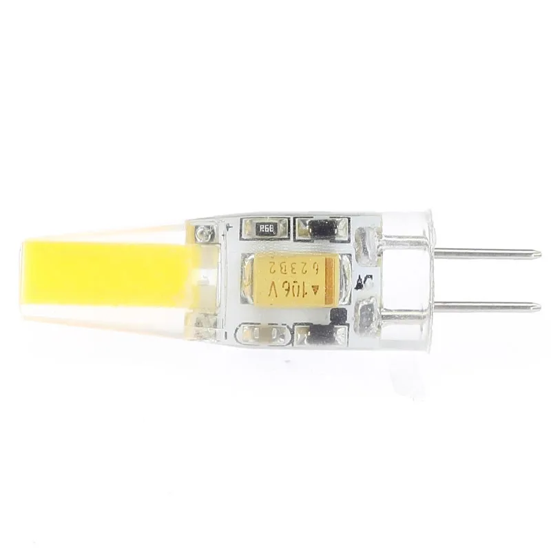 COB LED SMD G4 Светодиодная лампа 6 Вт 12VDC/12VAC морская RV Лодка 480 510LM капсула кремния IP
