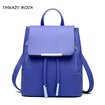 

Fashion 2020 New Women Backpack High Quality PU Leather Mochila Escolar School Bags For Teenagers Girls Top-handle Backpacks