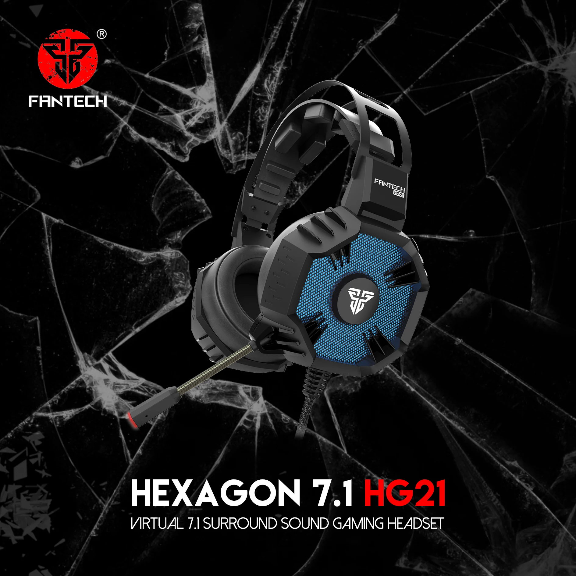Игровая гарнитура HG21 Gamer 7 1 объемный звук USB проводная RGB светильник игровые