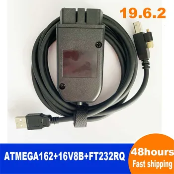 

Main Test Diagnostic Cable for car OBD2-OBDII-USB-interface 2nd 19.6.2 ATMEGA162+16V8B+FT232RQ
